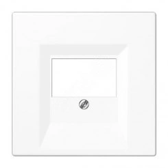 Накладка для USB розетки (ТАЕ гнезда)  Серия LS990  Материал- термопласт  Цвет- белый