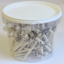 Дюбель-гвоздь 6х80 потайной бортик, нейлон (200шт) Дюбель-гвоздь 6х80 потайной бортик, нейлон (200шт)