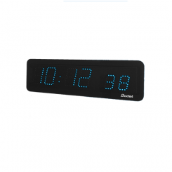 Часы цифровые STYLE II 7S (часы/минуты/секунды), высота цифр 7 см, синий цвет, NTP, PoE