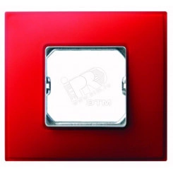 Neos Рамка 1 пост рубиновый