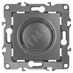 Светорегулятор поворотно-нажимной, 400ВА 230В, Эра12, графит,12-4101-12 Светорегулятор поворотно-нажимной, 400ВА 230В, Эра12, графит,12-4101-12