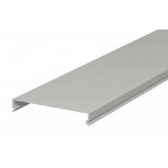 Крышка кабельного канала LKV 100 мм (ПВХ, серый) Крышка кабельного канала LKV 100 мм (ПВХ, серый)