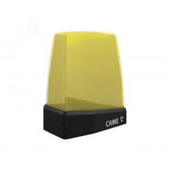 Лампа светодиодная сигнальная с желтым плафоном,  электропитание 24/230 В
