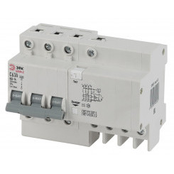 Автоматический выключатель дифференциального тока S SIMPLE-mod-36 АД-14 (AC) C16 30mA 6кА 3P+N ЭРА