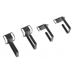 Органайзер кабельный одинарный изогнутый черный Органайзер кабельный одинарный изогнутый черный