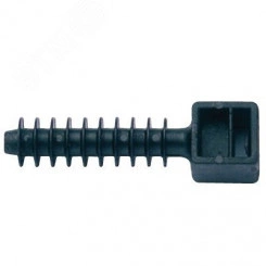 База дюбельного типа черная 37х13