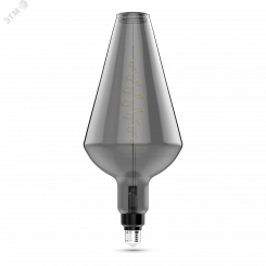 Лампа светодиодная LED 8.5 Вт 165 Лм 1800К теплая Е27 Vase gray flexible Filament Gauss