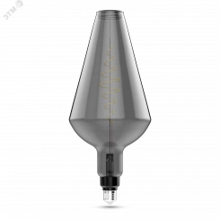 Лампа светодиодная LED 8.5 Вт 165 Лм 1800К теплая Е27 Vase gray flexible Filament Gauss Лампа светодиодная LED 8.5 Вт 165 Лм 1800К теплая Е27 Vase gray flexible Filament Gauss