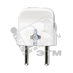 Вилка SCHUKO 16А слоновая кость