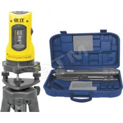 Уровень лазерный самоуспокаивающийся (кейс+тренога), диапазон 10 м Уровень лазерный самоуспокаивающийся (кейс+тренога), диапазон 10 м