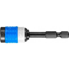 Адаптер ударный для бит с мех. фиксатором, 60 мм, Адаптер ударный для бит с мех. фиксатором, 60 мм,