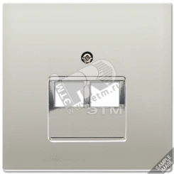 Крышка для двойной телефонной и компьютерной розетки UAE  золото