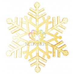 Фигура профессиональная елочная Снежинка резная 81см золотой Фигура профессиональная елочная Снежинка резная 81см золотой