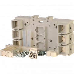 Основание для крепления на монтажной панели с задним присоединением с плоскими зажимами