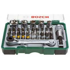 Набор бит-27 с ключом-трещоткой Набор бит-27 с ключом-трещоткой