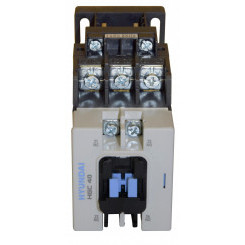 Магнитный контактор HGC40 11NS X220 40А 18.5 кВт при АС3 (380-440В) кат. 220В АC 1НО+1НЗ