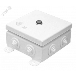 Коробка монтажная огнестойкая КМ-О (12к*6,0)-IP55-1212, корпус из оцинкованной стали, количество вводов 8