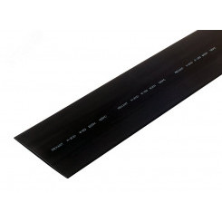 Термоусаживаемая трубка 100,0 50,0 мм, черная, упаковка 10 шт. по 1 м