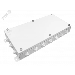 Коробка монтажная огнестойкая КМ-О (64к)-IP55-2040, корпус из оцинкованной стали, количество вводов 20