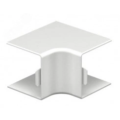 Крышка внутреннего угла кабельного канала WDK 40x40 мм (ПВХ, светло-серый) Крышка внутреннего угла кабельного канала WDK 40x40 мм (ПВХ, светло-серый)