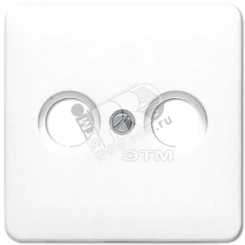 Крышка для телевизионной розетки  белая