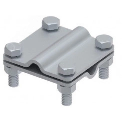 Соединитель крестовой 65х65 для параллельного, крестового и Т-образного соединения прутка диаметром 6-10 мм. Без разделительной пластины. Монтаж с помощью 4 винтов с шестигранной головкой M8 x 25 и 4 шестигранных гаек M8. Материал - горячеоцинко Соединитель крестовой 65х65 для параллельного, крестового и Т-образного соединения прутка диаметром 6-10 мм. Без разделительной пластины. Монтаж с помощью 4 винтов с шестигранной головкой M8 x 25 и 4 шестигранных гаек M8. Материал - горячеоцинко