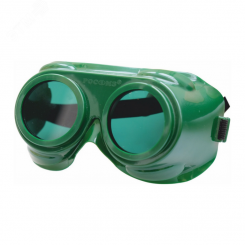 Очки защитные закрытые с непрямой вентиляцией ЗН62 GENERAL (2.5) (защитные закрытые, зелёные (2,5), минеральное стекло, непрямая вентиляция, -5°C +55°C)