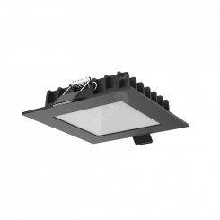 Светильник светодиодный ДВО-12Вт 110*110*25мм IP54/IP44 1200Лм 3000K DL-03 черный Светильник светодиодный ДВО-12Вт 110*110*25мм IP54/IP44 1200Лм 3000K DL-03 черный