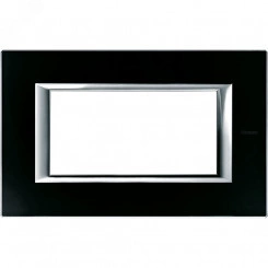 Axolute Накладки декоративные прямоугольные стекло/черное стекло на 4 модуля