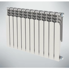 Радиатор алюминиевый секционный 500/100/4 боковое подключение