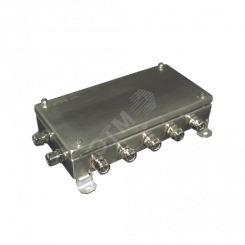 Коробка монтажная огнестойкая КМ-О (28к)-IP66-1530, корпус из нержавеющей стали, количество вводов 14