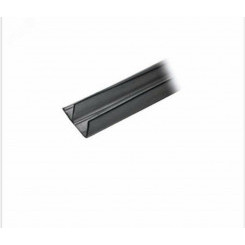 Накладка боковая черная для фиксированных и       подвижных створок, L = 3000 мм