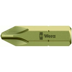 Бита 851/1 AH PH сверхтвердая заостренные грани наконечника шестигранник по всей длине биты хвостовик 1/4 C 6.3 PH 2 x 25 мм