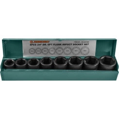 Набор головок торцевых ударных 3/4'', 26-38 мм, 8 предметов Набор головок торцевых ударных 3/4'', 26-38 мм, 8 предметов