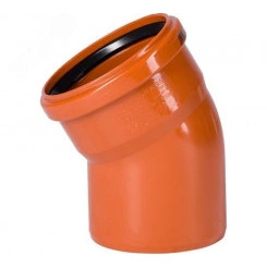 Отвод наружной канализации 400х30 град.