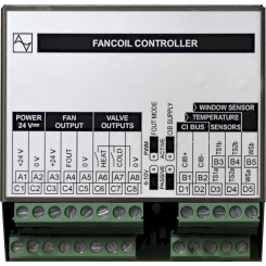Модуль для фанкойлов C-FC-0024X, CIB, ввод/вывод для фанкойла, управление скоростью вентилятора, 0-100%, 24V, 3x AI/DI, 2x RO