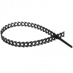 хомут-стяжка полимерная многоразовая 300х10 мм, черная, (1уп - 20шт)