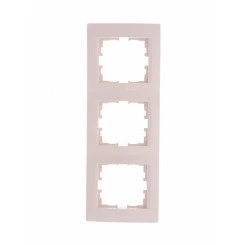 KARINA Рамка 3-ая вертикальная б/вст крем (10шт/120шт)