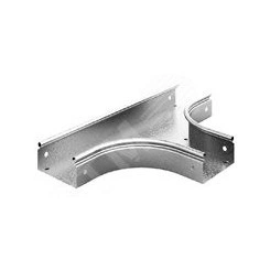 Т-отвод плавный к лотку 400х50, толщ. 0,7 мм, Сендзимир цинк