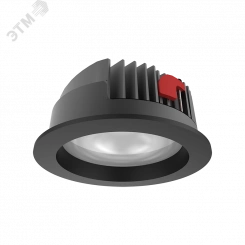 Светильник светодиодный ДВО-10Вт 1000Лм 4000К DL-PRO IP65 Черный