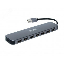 Концентратор 7 портов USB 2.0, до 480 Мб/с