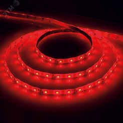 Лента светодиодная LEDх60/м 5м 4.8w/m 12в красный