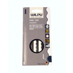 Пилка для лобзика MESSER х5шт/уп (аналог T113A) для мягкой резины, кожи, изоляционного материала до 50мм