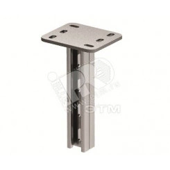 Подвес двойной вертикальный 41х21 L=500мм горячеоцинкованный нержавеющая сталь