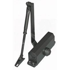 Доводчик двери c тягой EN 3, 40 - 65 кг, 950 мм, двухскоростной, BR - бронза Доводчик двери c тягой EN 3, 40 - 65 кг, 950 мм, двухскоростной, BR - бронза