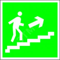 Пластина Напр. к эвакуац. выходу по лестнице вверх (прав) BL-3015A.E15