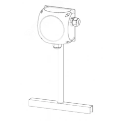 Стойка монтажная для вывода кабеля на трубу СМ-1 Стойка монтажная для вывода кабеля на трубу СМ-1