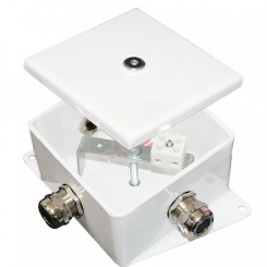 Коробка монтажная огнестойкая КМ-О (6к*60)-IP66-100х100 три ввода ABC