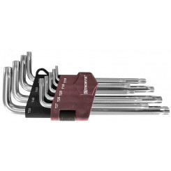 Набор ключей торцевых T-TORX® с центрированным штифтом, Т10H-T50H, 9 предметов