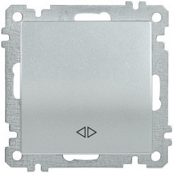 ВС10-1-3-Б Выключатель одноклавишный перекрестный 10А BOLERO серебрянный IEK